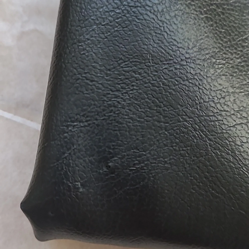 Vintage Black‎ Leather Clutch Bag - Picture 6 of 6